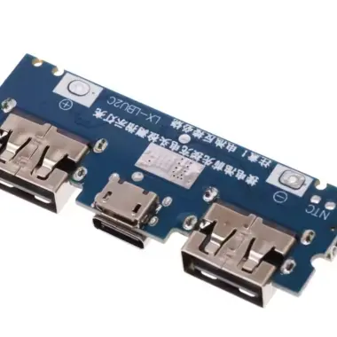 Placa de cargador de batería. Micro/tipo-c USB 5V 2.4A Dual USB 18650 Boost M0756 — imagen 4