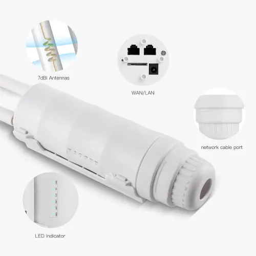 KuWFi 4G enrutador WIFI para exteriores 300Mbps impermeable 4G Ruter de tarjeta SIM de amplio's photo #5