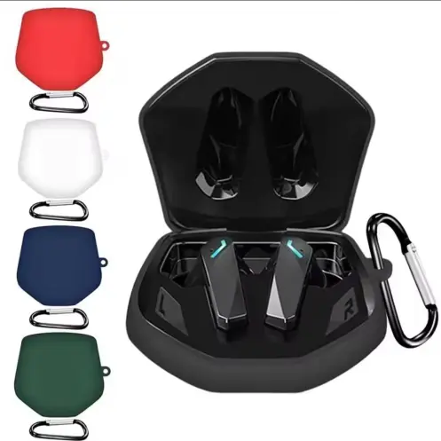 Funda o Estuche de  almacenamiento de audifonos Lenovo GM2 PRO, ( negra)'s photo #2