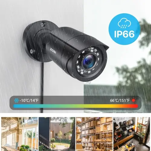 ZOSI Camaras de seguridad  8 canales 1080P con disco duro de 1 TB M0318 — imagen 2