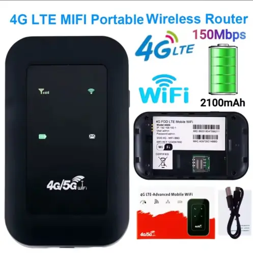Router  WiFi 4G LTE de 150Mbps, Portable con batería 🔋Modelo: H806 M0778 — imagen 2