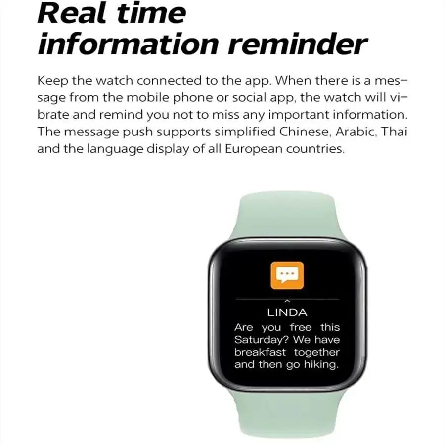 LAXASFIT nuevo reloj inteligente M0788 — imagen 5