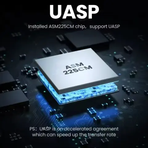 Caja HDD/SSD 2.5-3.5 Carcasa Externa USB 3.0 SATA Hasta 10TB M0792 — imagen 4