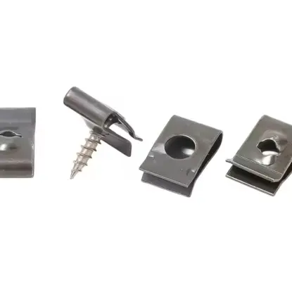 Kit de Clips sujetadores metálicos Tipo  U Autorroscantes para Coche/Moto 10 unidades — imagen 2