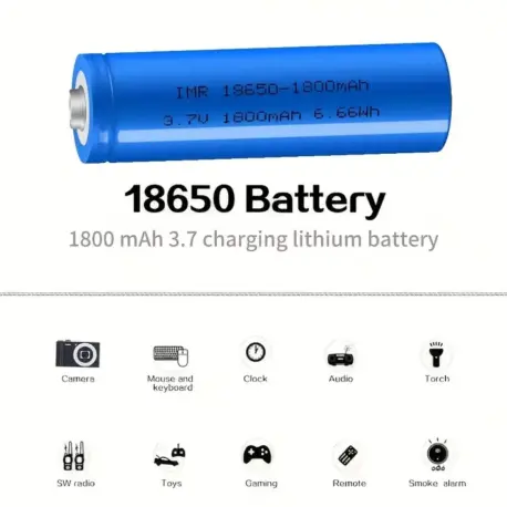 Bateria de litio recargable 18650 3.7v 1800mAh's photo #4