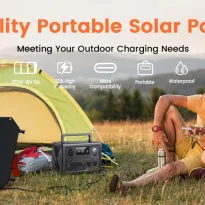 Panel Solar plegable 100w 18v USB tipo C . CTOLITY M0802 — imagen 3