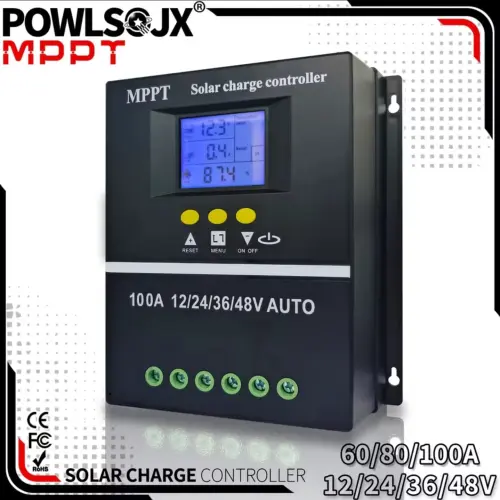 Controlador de carga solar POWERSOX MPPT  100a/80a's photo #1