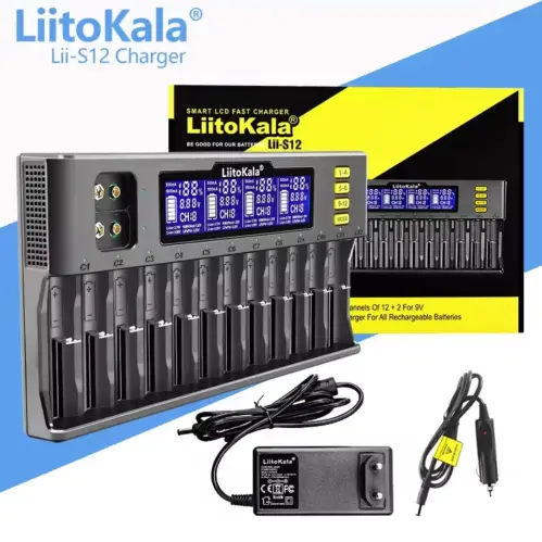 Cargador profesional Liito-kala Lii-S12 M0265 — imagen 3