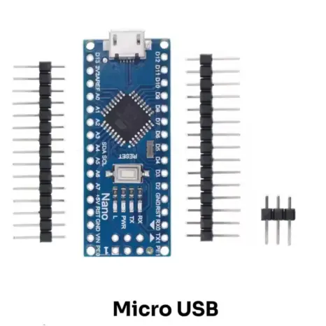 Placa controladora Nano 3.0 Atmega328PB micro USB M0202 — imagen 2