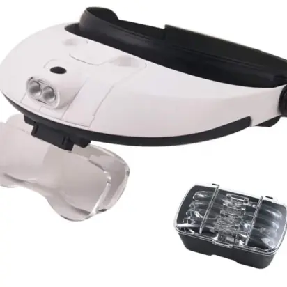 Lupa de cabeza con Luz Led y lentes intercambiables- Ajustable y Multifuncional's photo #1