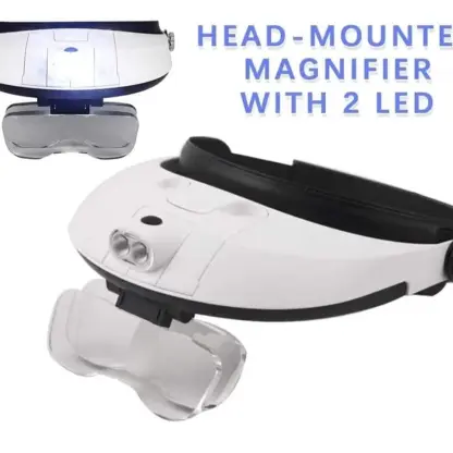 Lupa de cabeza con Luz Led y lentes intercambiables- Ajustable y Multifuncional's photo #4