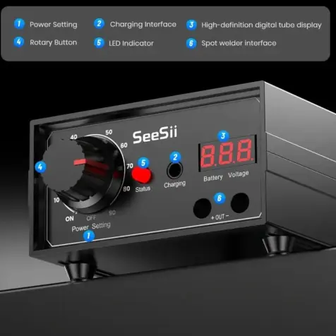 Soldador por puntos SEESII 8000W Portatil con pedal y ajuste de potencia(punteadora)'s photo #1