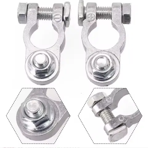 1 par de terminales para bateria d auto M0145 — imagen 2