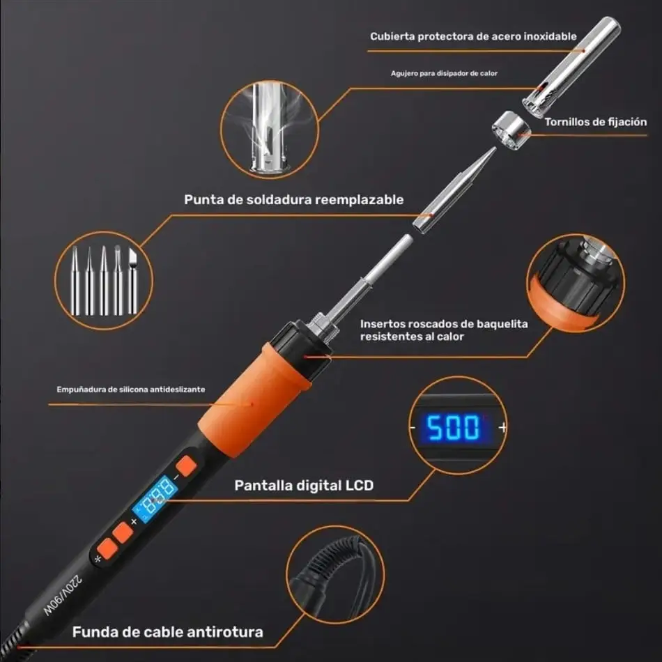 Kit cautin de 90w HX5 — imagen 4