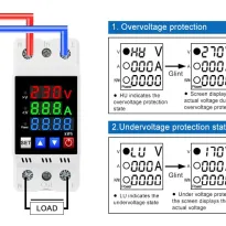 ⚡ Protector de Voltaje Ajustable en Riel Din 40A 230V — imagen 5