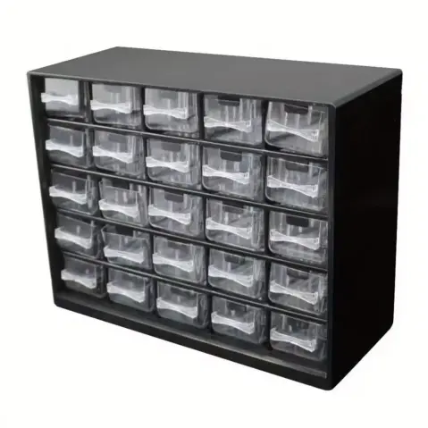 25 Gabetero Multiusos para Organización de Componentes – Negro M0327's photo #2