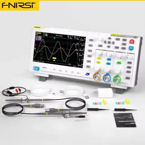 Osciloscopio FNIRSI 1014D 2 in 1 con GENERADOR DE SEÑALES — imagen 2
