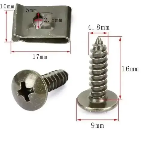 10pcs de Tornillos sujetadores metálicos mixtos's photo #1