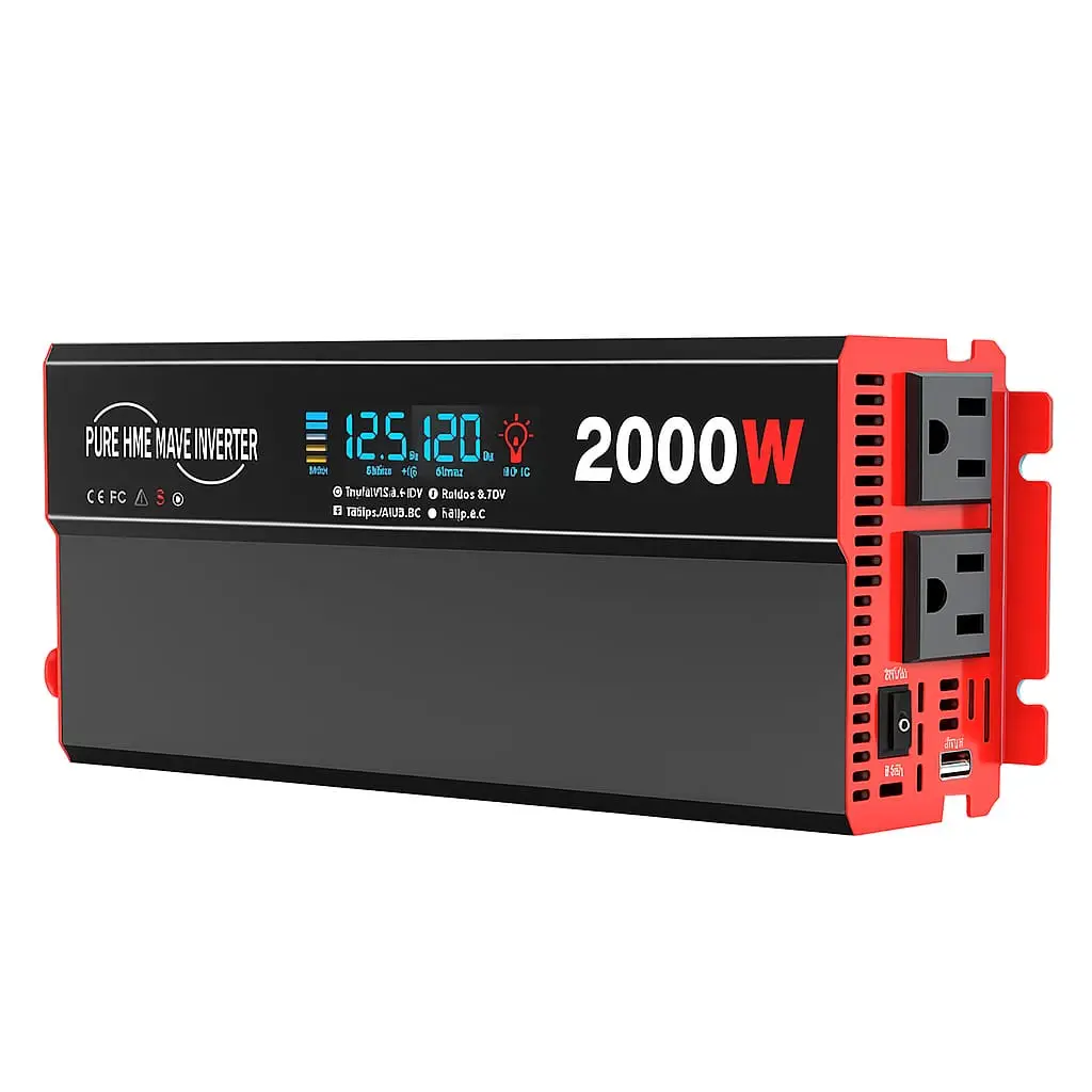 ⚡ Inversor de Onda Pura 2000W XDZWATT – Potencia y Estabilidad Garantizada — imagen 1