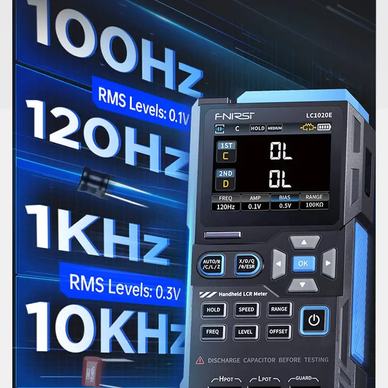 FNIRSI LC1020E – Medidor LCR Portátil de Alta Precisión's photo #2