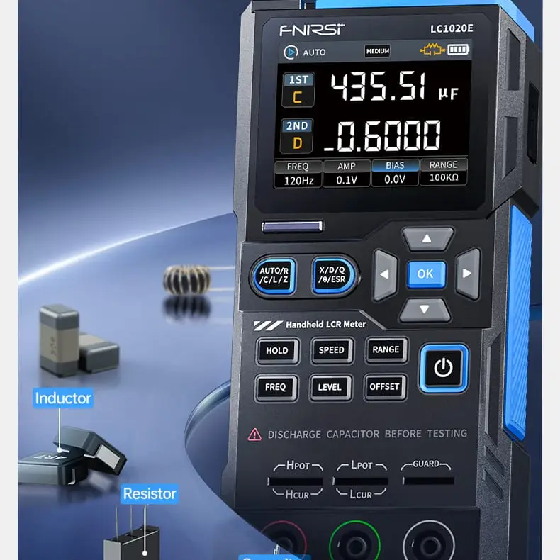 FNIRSI LC1020E – Medidor LCR Portátil de Alta Precisión's photo #1