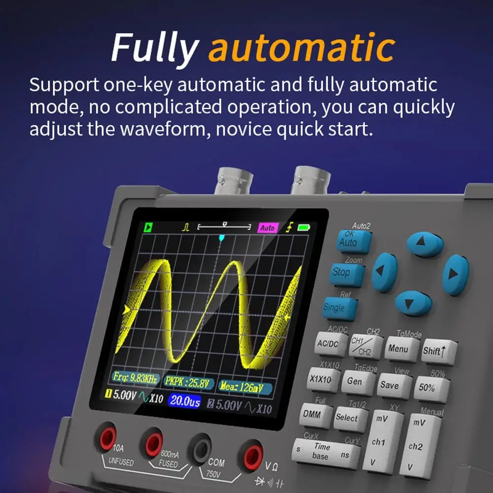 Osciloscopio digital 3 en 1 DSO3D12 — imagen 5
