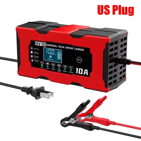 Cargador Inteligente de Baterías 12V 10A para Autos y Motocicletas M0554's photo #1