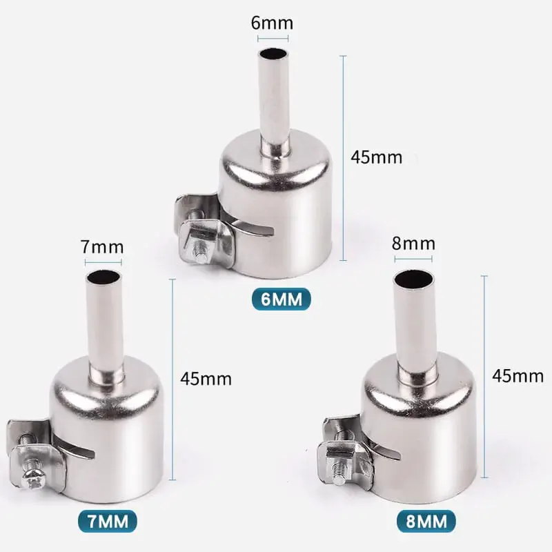 Set de 9 boquillas para aire caliente (3-12mm) M0237 — imagen 2