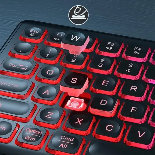 Combo Teclado y Mouse Inalámbrico RGB Recargable — imagen 4