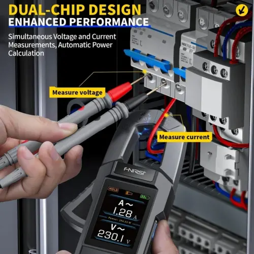 Pinza Amperimétrica Digital  FNIRSI DMC-100 — imagen 5