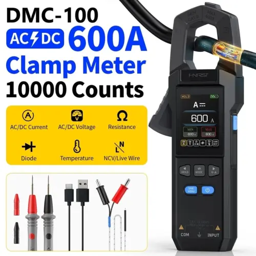 Pinza Amperimétrica Digital  FNIRSI DMC-100 — imagen 3
