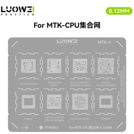 Stencil LUOWEI para CPU MT6580A  MTK-2 M0567 — imagen 5
