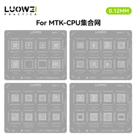Stencil LUOWEI para CPU MT6580A  MTK-2 M0567 — imagen 1