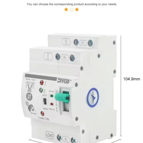 Interruptor de Transferencia Automática Tipo DIN Rail-Solar ATS 80A 2P . transfer's foto | ELECTRONIKA MARTINEZ |  BizneCubano