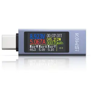 Tester  digital de voltage y corriente K0WSI M0241 miniatura 1