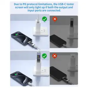 Tester  digital de voltage y corriente K0WSI M0241 miniatura 3