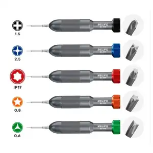 Kit destornilladores de precisión. Relife RL-717A M0273 miniatura 2