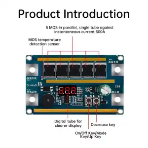 Kit de soldadura por puntos digital A99: Potencia de 1500A para baterías 18650 miniatura 4