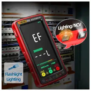 ANENG 682: Multímetro inteligente con pantalla a color y carga USB miniatura 2