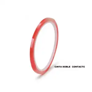 Cinta Adhesiva Doble Cara Transparente 0.5 mm – Resistente al Calor para Reparación de Pantallas LCD y Celulares, baterias miniatura 2