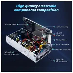 Fuente de poder conmutable 60V 10A M0422 miniatura 4