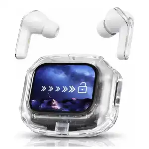 Audífonos TWS con pantalla táctil LCD M0246 miniatura 1