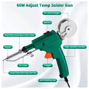 Pistola de Soldar Automática de 60W - Operación con una sola Mano . miniatura 5