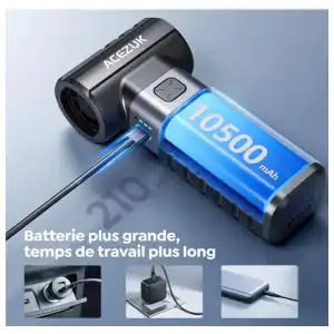 Turbo Soplador Eléctrico ACEZUK AD100- 300,000 RPM. miniatura 3