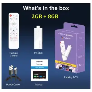 H96 MAX TV Stick Android 4K con asistente de Google miniatura 5