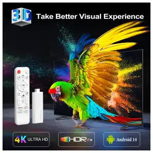 H96 MAX TV Stick Android 4K con asistente de Google miniatura 4