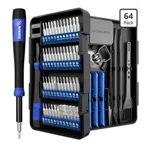 Kit de herramientas de Precision STREBITO 64piezas miniatura 1