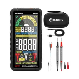 Multimetro recargable KAIWEETS KM602 miniatura 1
