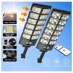 Lampara solar  504 LED con sensor de movimiento M0427 miniatura 2