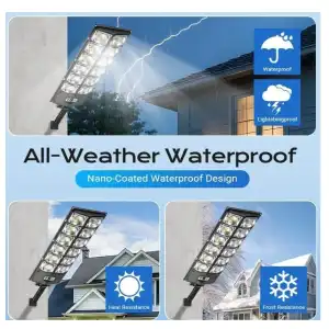 Lampara solar  504 LED con sensor de movimiento M0427 miniatura 5